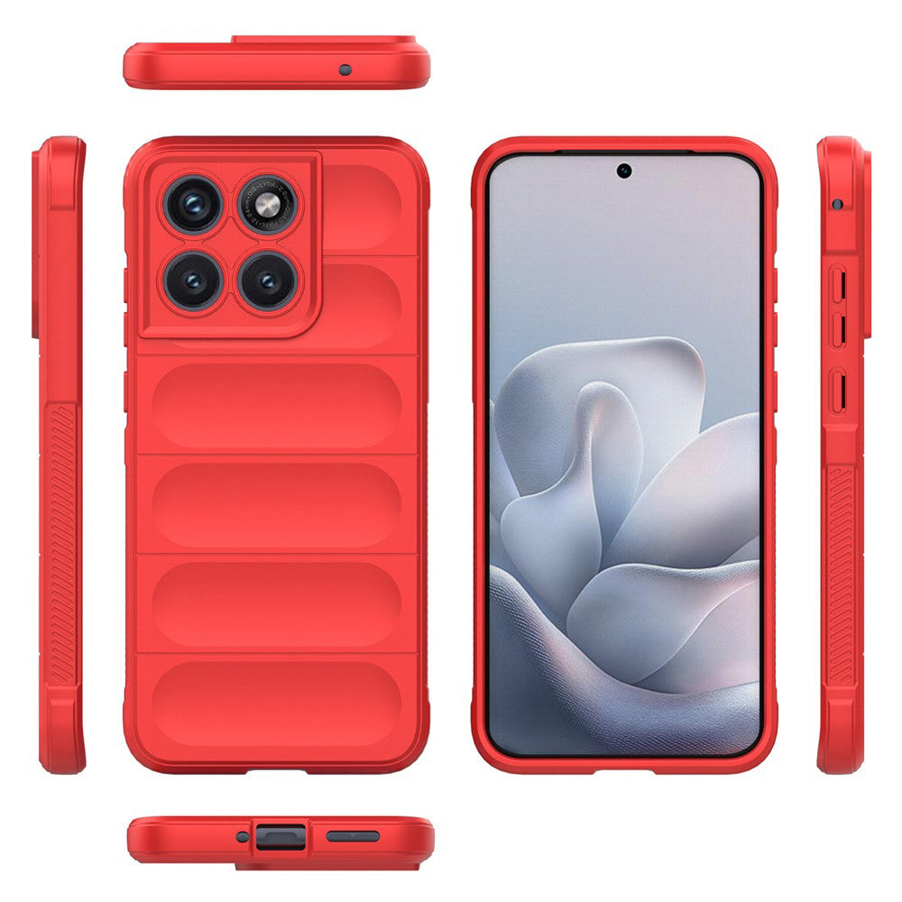Etui na Motorola Edge 70 Fusion, Techsuit, Magic Shield, Czerwony