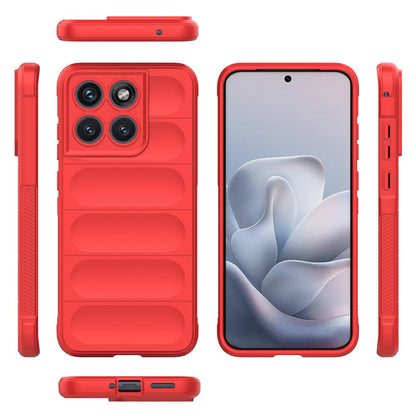 Etui na Motorola Edge 70 Fusion, Techsuit, Magic Shield, Czerwony