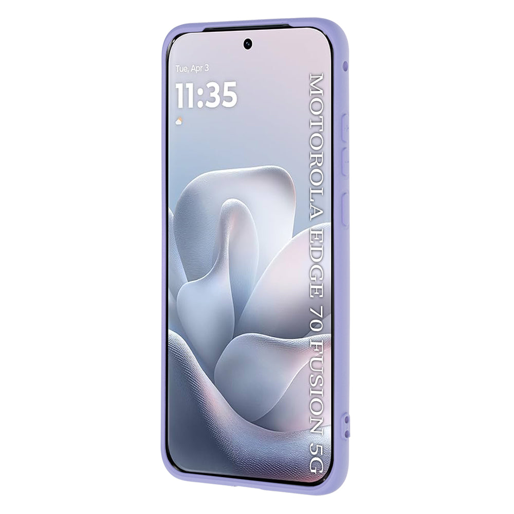 Case for Motorola Edge 70 Fusion, Techsuit, SoftFlex, Light Purple