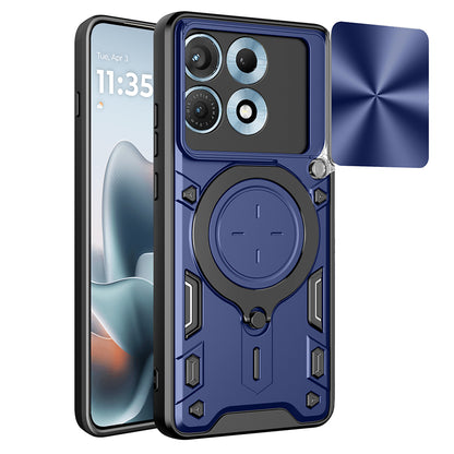 Case for Motorola Edge 70 Max, Techsuit, CamGuard Pro, Blue