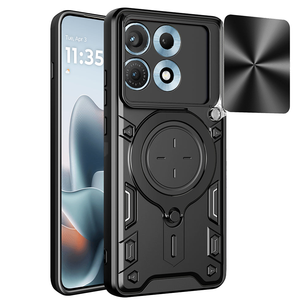 Case for Motorola Edge 70 Max, Techsuit, CamGuard Pro, Black