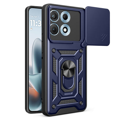 Case for Motorola Edge 70 Max, Techsuit, CamShield, Blue