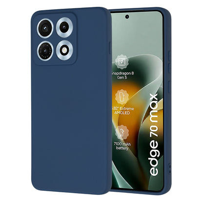 Etui na Motorola Edge 70 Max, Techsuit, SoftFlex, Granatowy