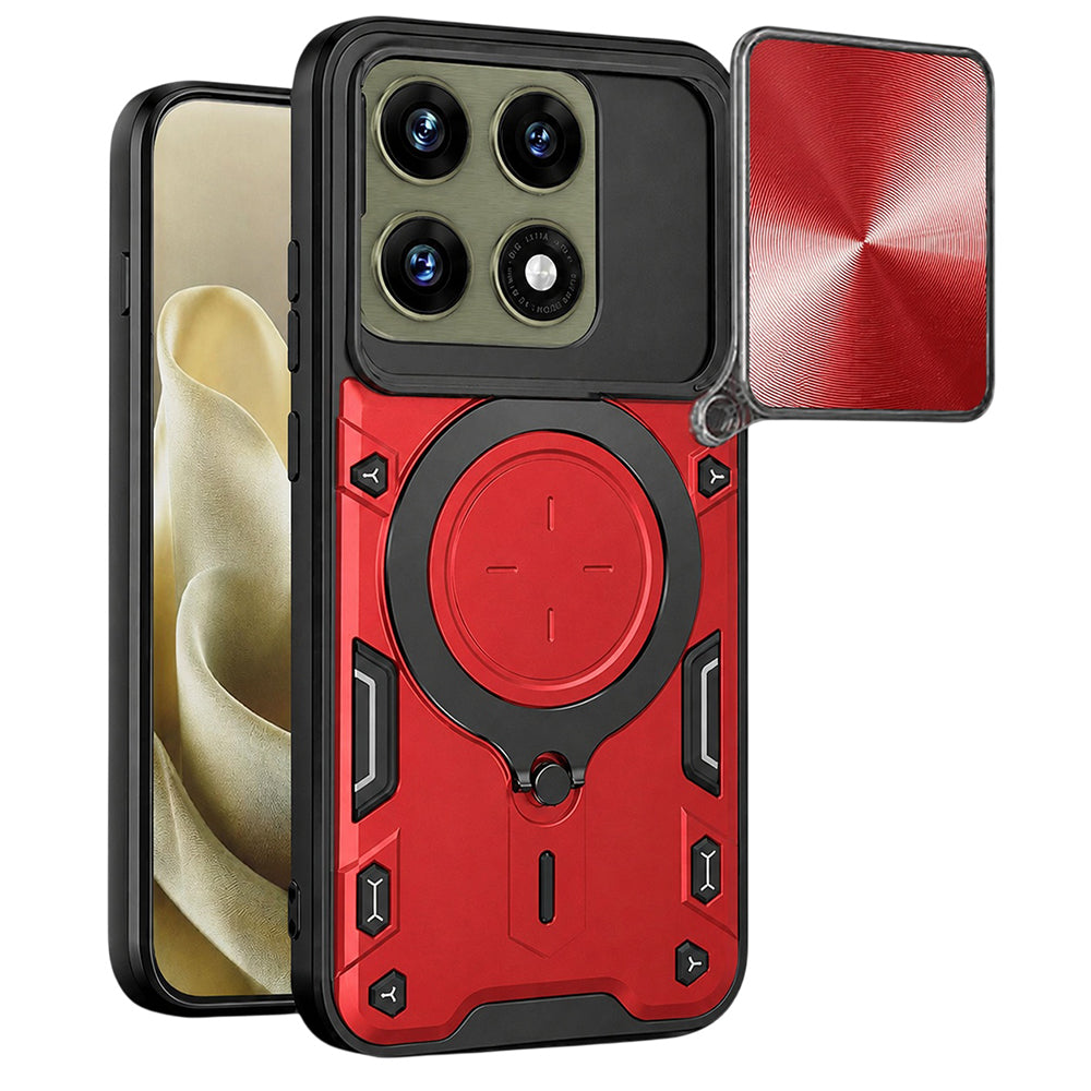 Etui na Motorola Edge 70 Pro, Techsuit, CamGuard Pro, Czerwony