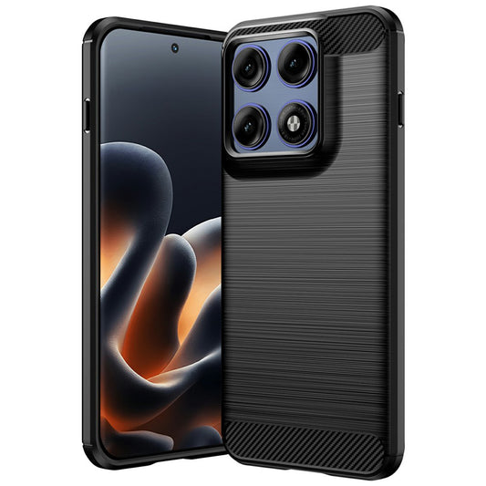 Etui na Motorola Edge 70 Pro, Techsuit, Carbon, Czarny