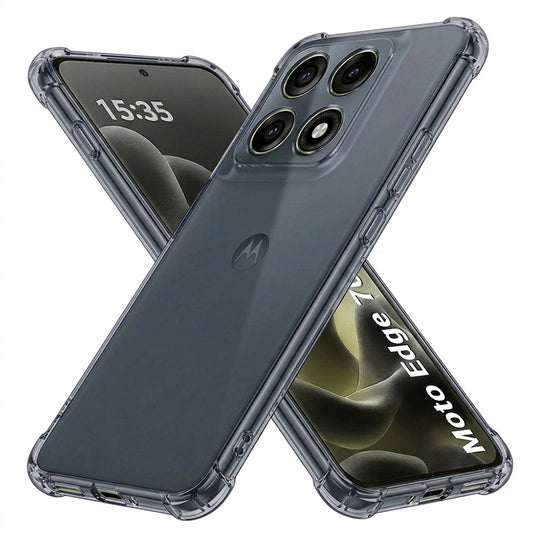 Etui na Motorola Edge 70 Pro, Techsuit, Shockproof Clear, Fumée