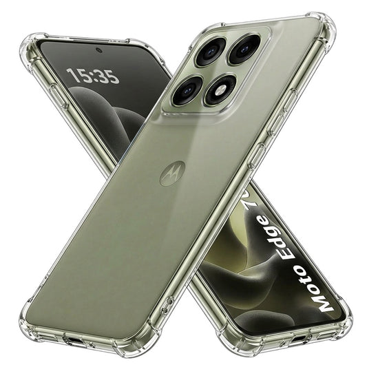 Etui na Motorola Edge 70 Pro, Techsuit, Shockproof Clear, Przezroczyste