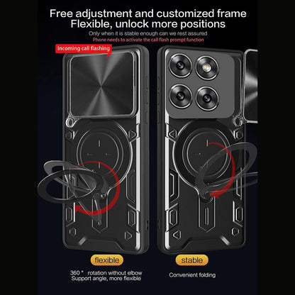 Etui na Motorola Edge 70, Techsuit, CamGuard Pro, Czerwony