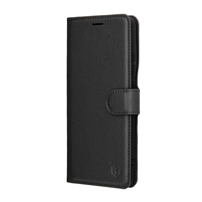 Etui na Motorola Edge 70, Techsuit, Leather Folio, Czarne