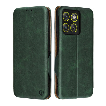 Case for Motorola Edge 70, Techsuit, Safe Wallet Plus, Green