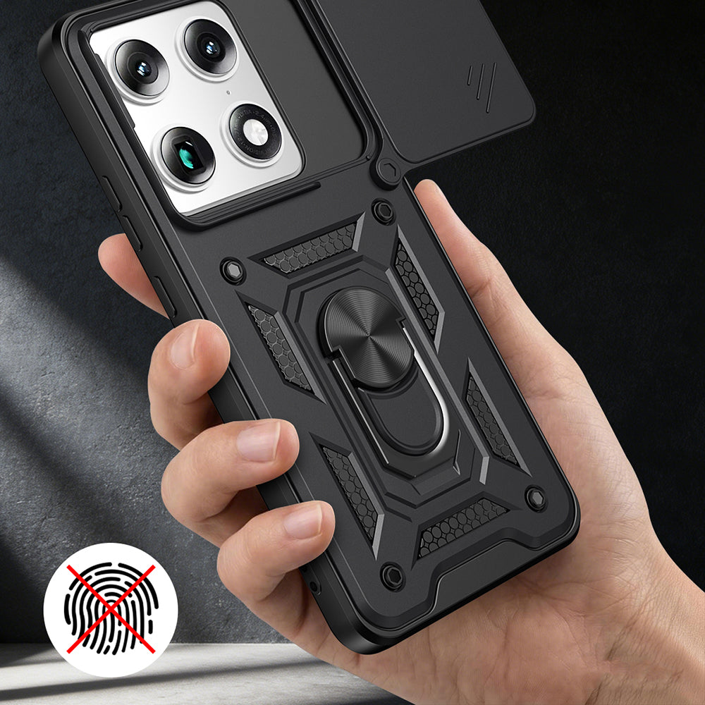 Etui na Motorola Edge 70 Ultra / Signature, Techsuit, CamShield, Czarne
