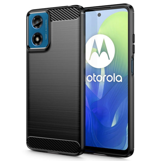 Etui do Motorola Moto G24 Power / G04 / G24 / E14, Tech-Protect, Carbon, czarny 