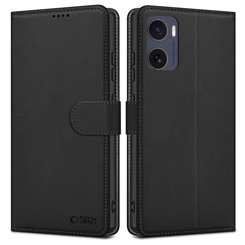 Etui na Motorola Moto E15 / G05, Tech-Protect, Wallet, Czarne