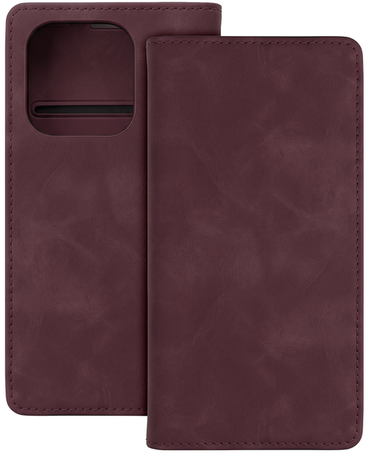 Etui do Motorola Moto G34, OEM, Smart Suede, Wiśniowe