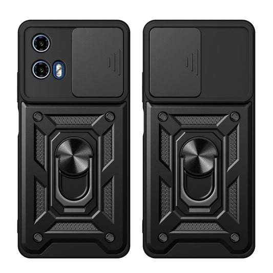 Husa pentru Motorola Moto E14 / G24 Power / G04 / G24, Tech-Protect, CamShield Pro, Neagra