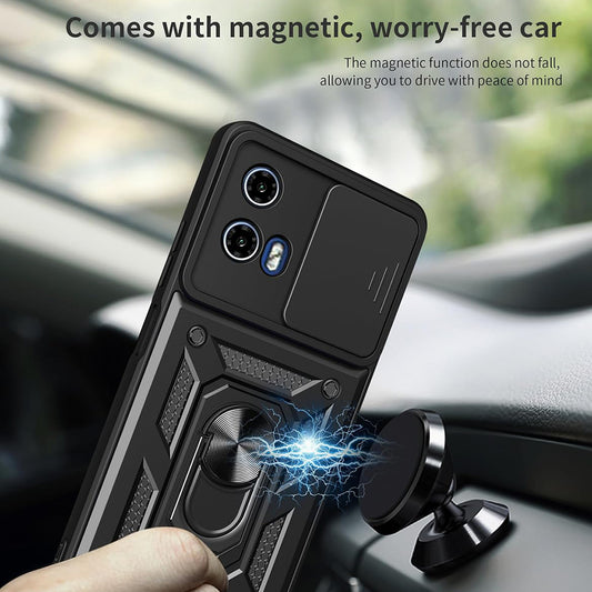 Etui na Motorola Moto G15 / G15 Power, Techsuit, CamShield, czarne