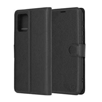 Etui na Motorola Moto E13, Techsuit, Leather Folio, Czarne