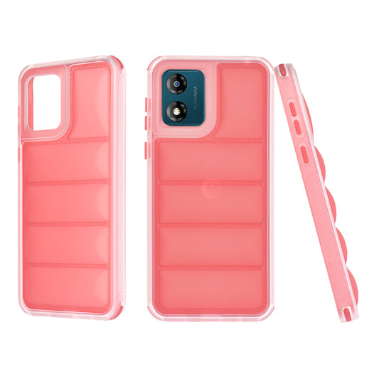 Etui na Motorola Moto E13, Techsuit, Wave Shield, Czerwony