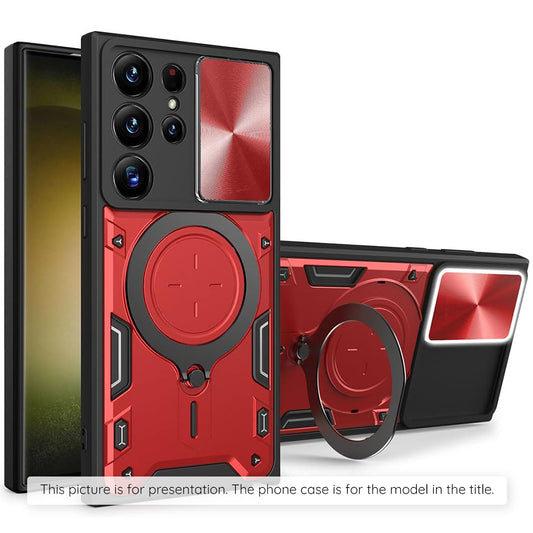 Etui na Motorola Moto E15 / G05, Techsuit, CamGuard Pro, Czerwony