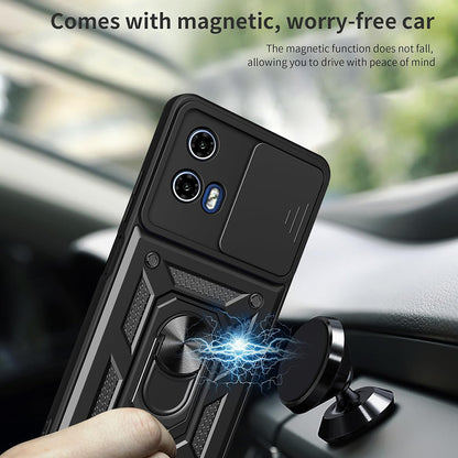 Etui na Motorola Moto E15 / G05, Techsuit, CamShield, czarne