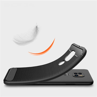 Etui na Motorola Moto E7 Plus / G9 Play, Techsuit, Carbon, Czarny