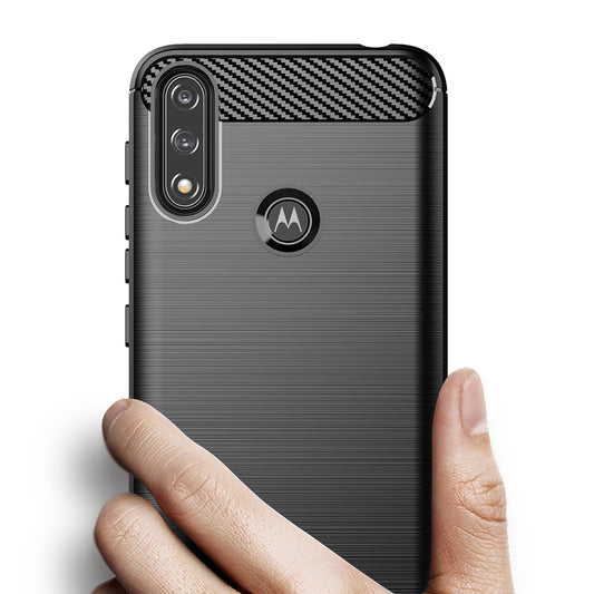Etui na Motorola Moto E7i Power / E7 Power, Techsuit, Carbon, Czarny