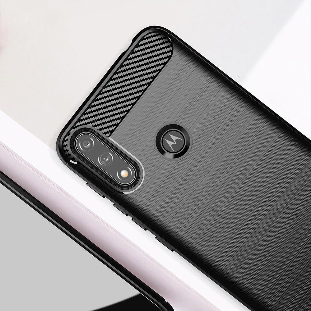 Case for Motorola Moto E7i Power / E7 Power, Techsuit, Carbon, Black