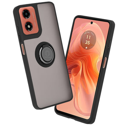 Etui na Motorola Moto G04s / E14 / G04 / G24, Techsuit, Glinth, czarne