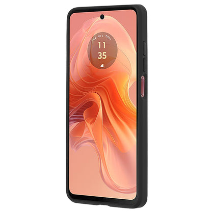 Etui na Motorola Moto G04s / E14 / G04 / G24, Techsuit, Glinth, czarne