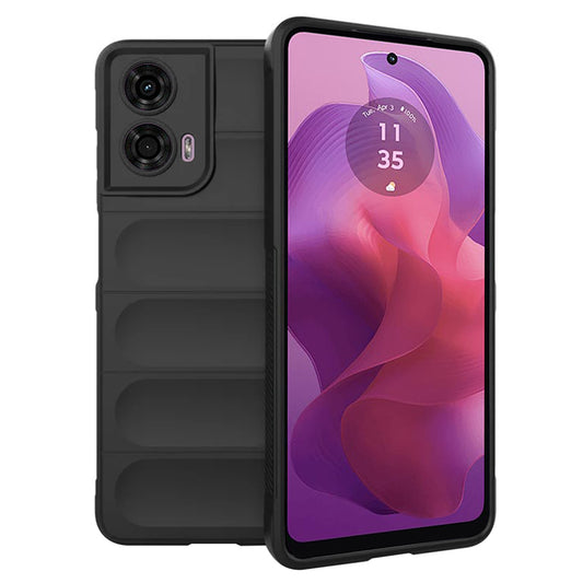 Etui na Motorola Moto G04s / E14 / G04 / G24, Techsuit, Magic Shield, czarne