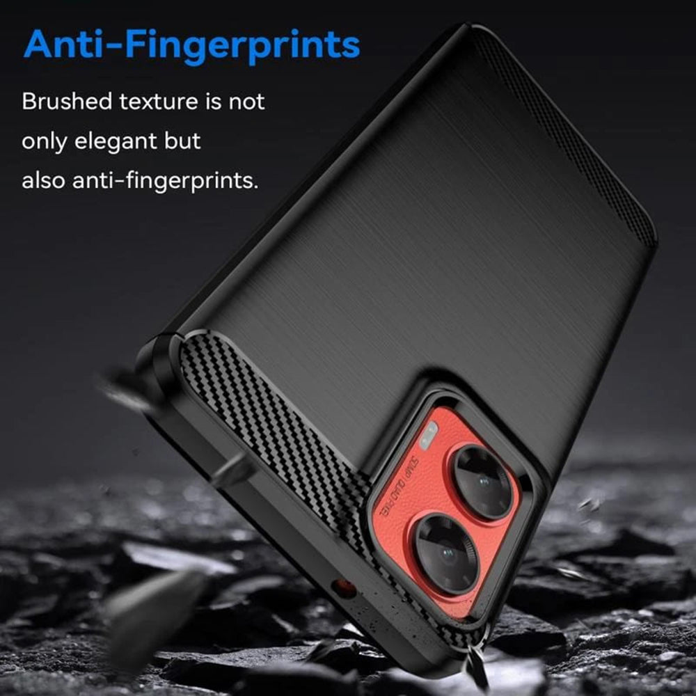 Etui na Motorola Moto G06 Power / G06, Techsuit, Carbon, Czarne