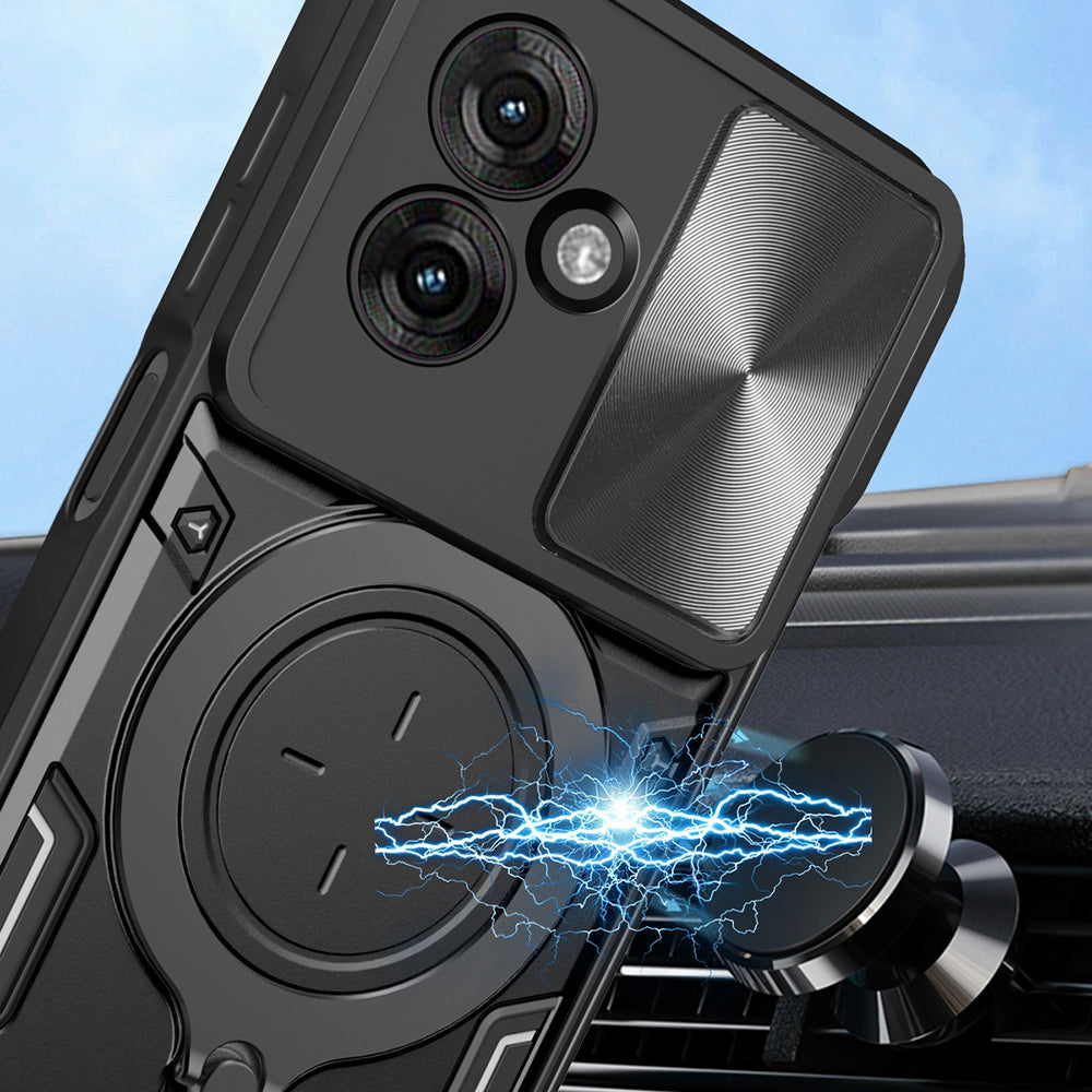 Etui na Motorola Moto G06, Techsuit, CamGuard Pro, Niebieskie