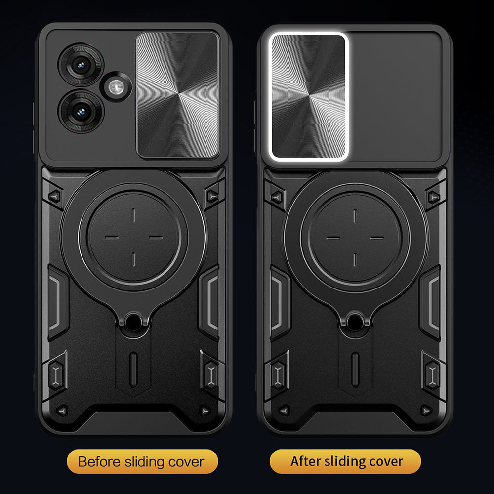 Etui na Motorola Moto G06, Techsuit, CamGuard Pro, Niebieskie