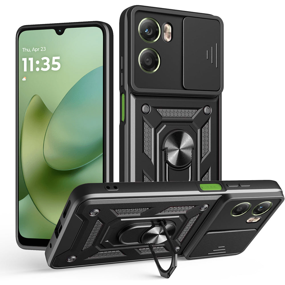 Etui na Motorola Moto G06, Techsuit, CamShield, Czarne