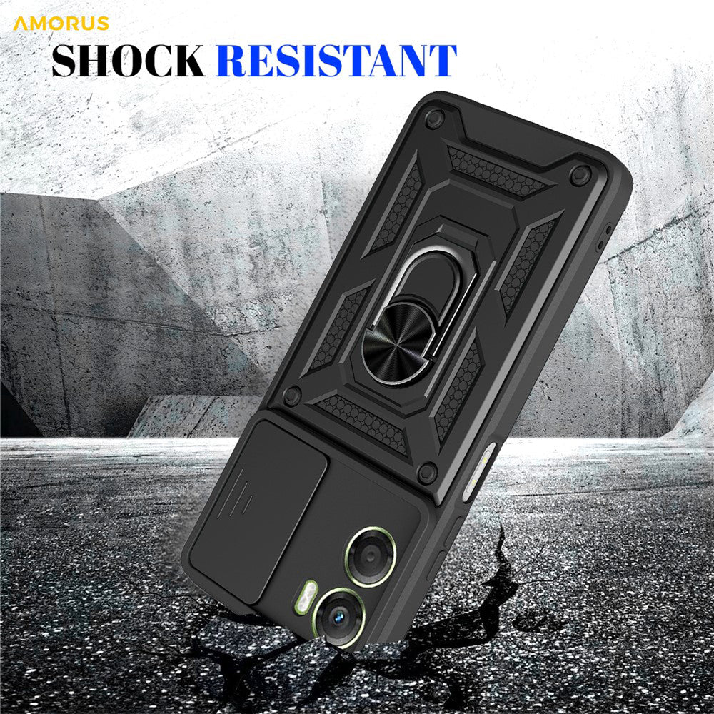 Etui na Motorola Moto G06, Techsuit, CamShield, Różowe Złoto