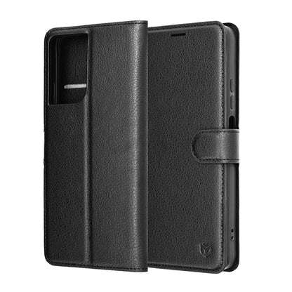 Etui na Motorola Moto G06, Techsuit, Leather Folio, Czarne