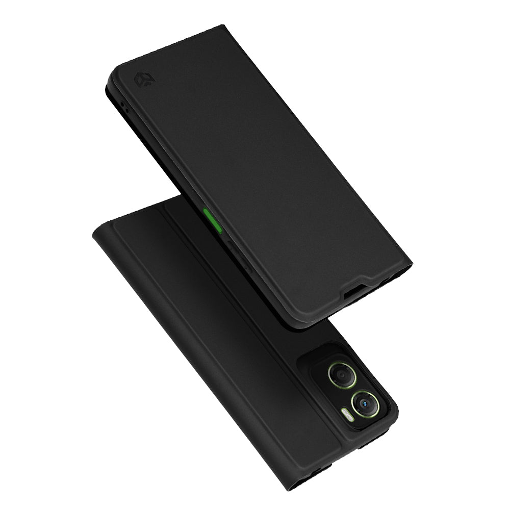 Etui na Motorola Moto G06, Techsuit, Magskin Book, Czarne