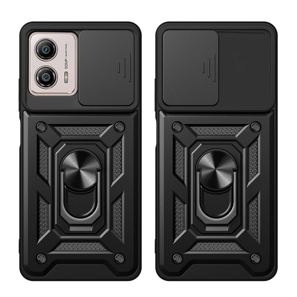 Etui na Motorola Moto G13 / G23 / G53, Techsuit, CamShield, czarne