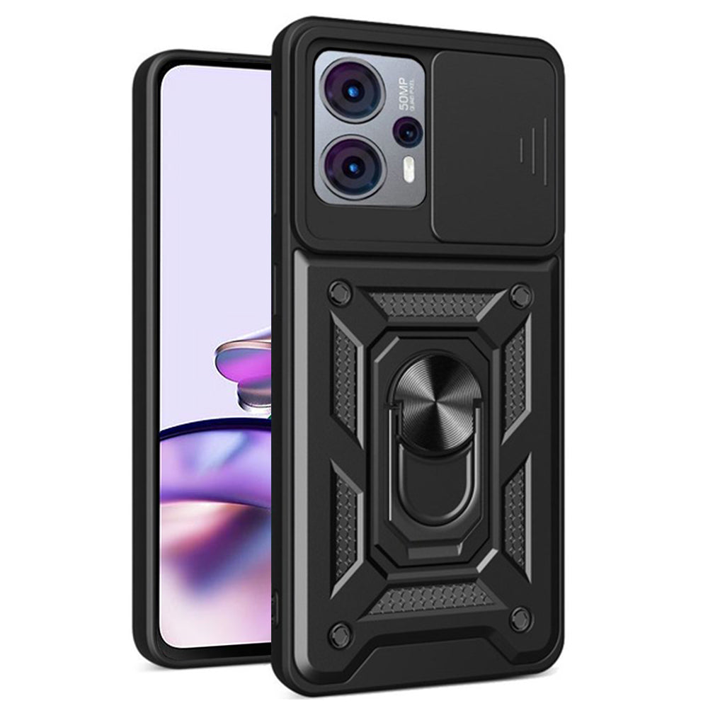 Etui na Motorola Moto G13 / G23 / G53, Techsuit, CamShield, czarne