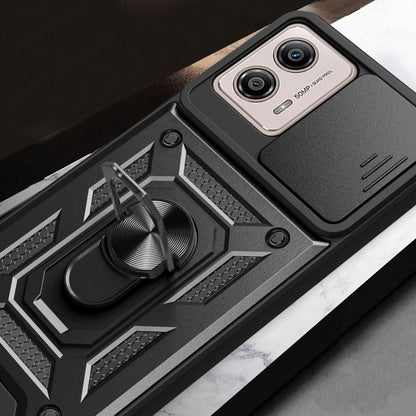 Etui na Motorola Moto G13 / G23 / G53, Techsuit, CamShield, czarne