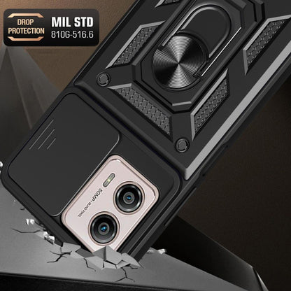 Etui na Motorola Moto G13 / G23 / G53, Techsuit, CamShield, czarne