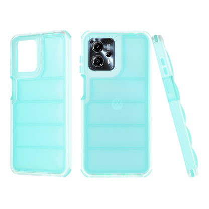 Etui na Motorola Moto G13 / G23 / G53, Techsuit, Wave Shield, Turkusowy