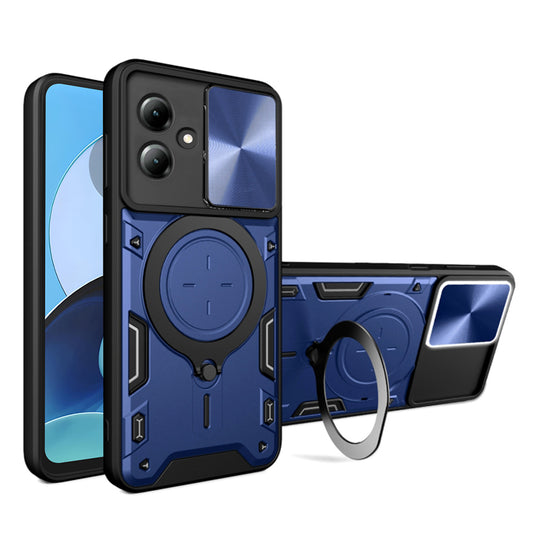 Etui na Motorola Moto G14, Techsuit, CamGuard Pro, Niebieskie