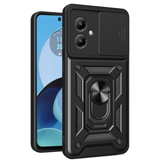 Etui na Motorola Moto G14, Techsuit, CamShield, Czarna