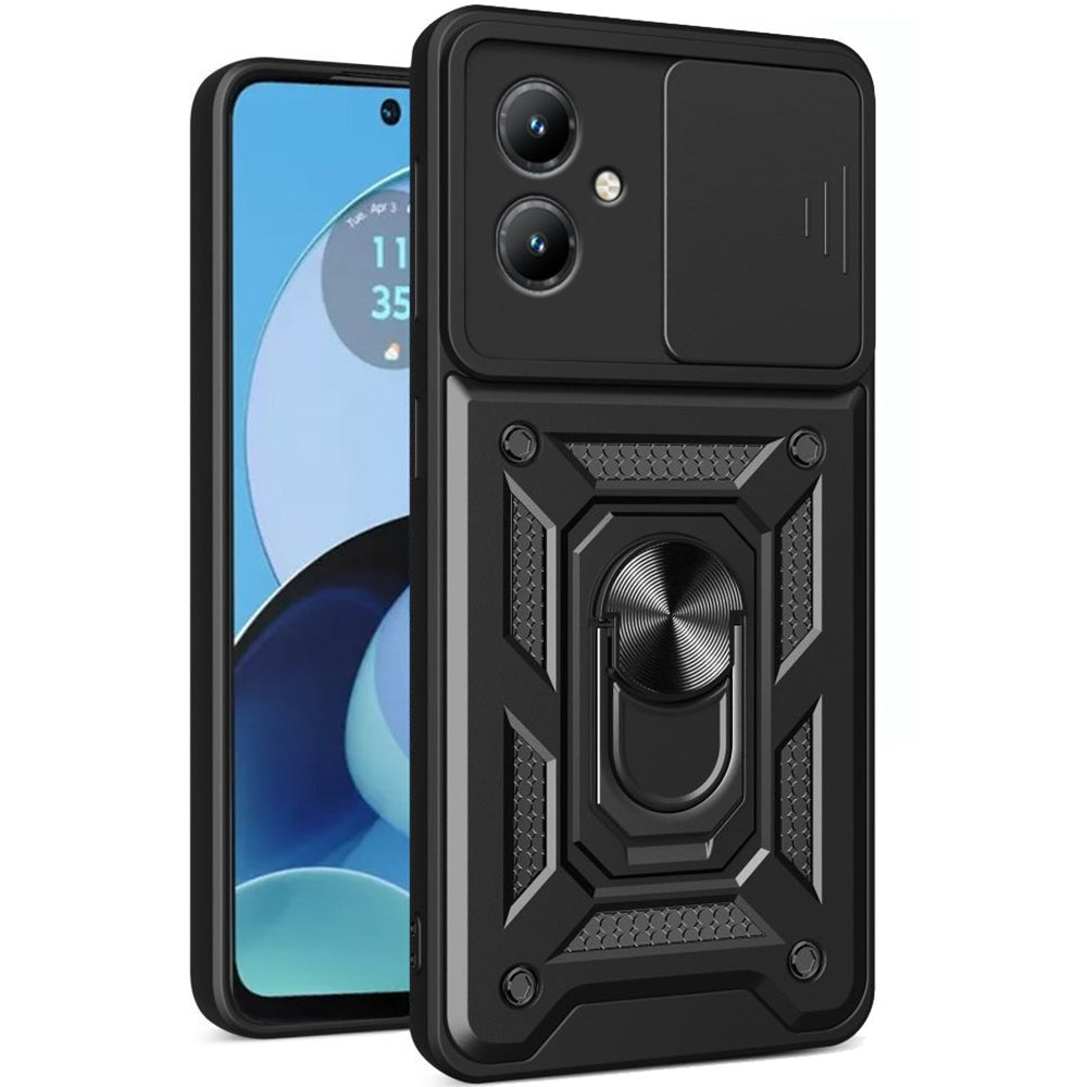 Etui na Motorola Moto G14, Techsuit, CamShield, Czarna