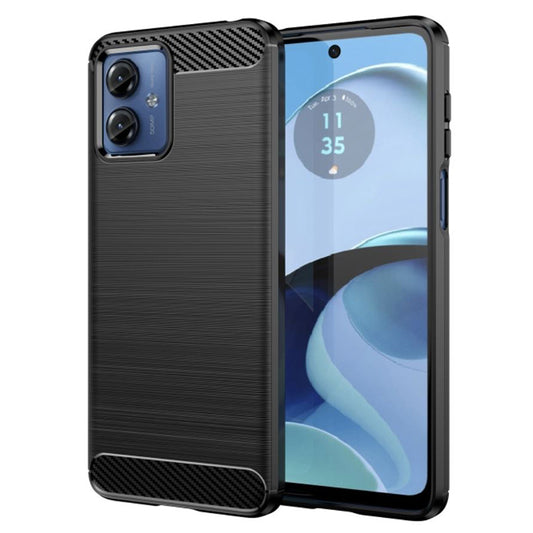 Etui na Motorola Moto G14, Techsuit, Carbon, Czarny
