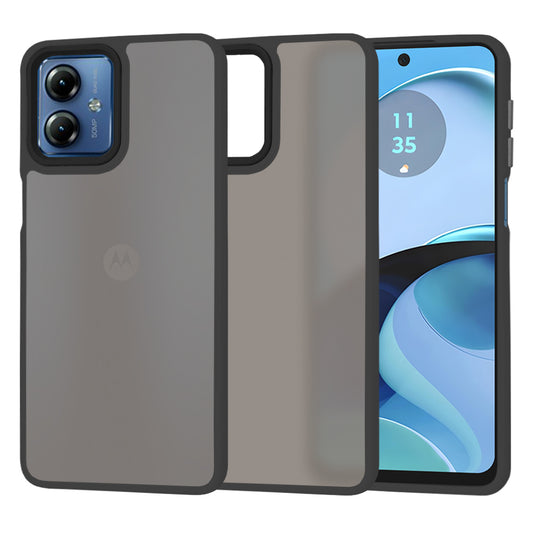 Etui na Motorola Moto G14, Techsuit, HaloFrost, Czarny