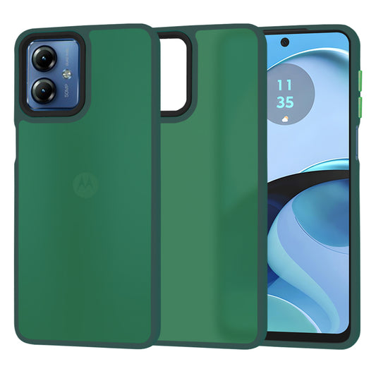 Etui na Motorola Moto G14, Techsuit, HaloFrost, Zielony