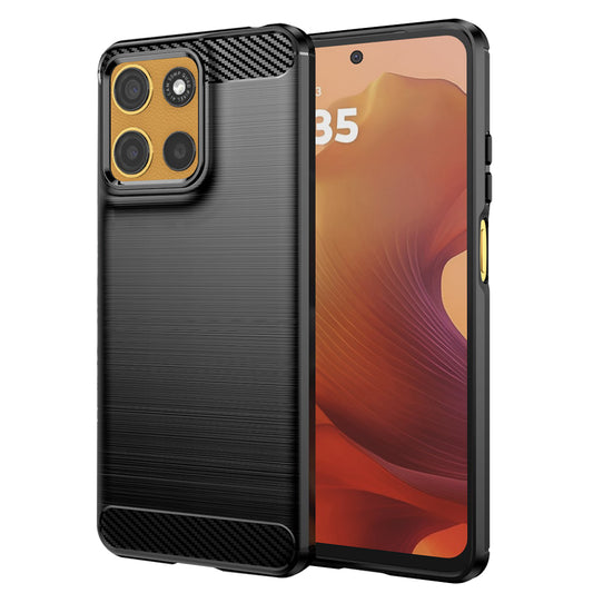 Etui na Motorola Moto G15 / G15 Power, Techsuit, Carbon, Czarny