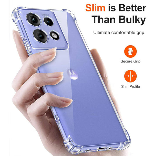 Etui na Motorola Moto G15 / G15 Power, Techsuit, odporne na wstrząsy, przezroczyste